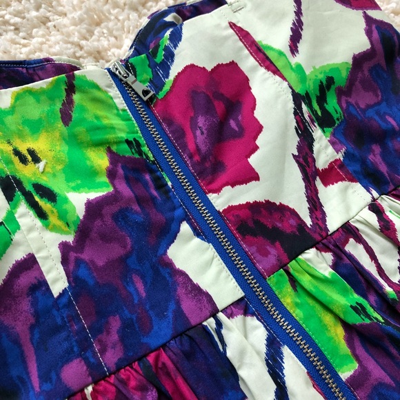 Moda International floral multi corset dress - Picture 4 of 5